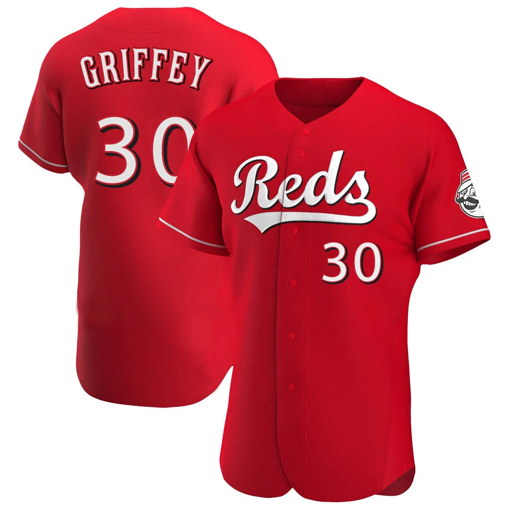 Cincinnati Reds #30 Ken Griffey Player Red Fotopoulosg Limited Elite Home Stitched Jerseys