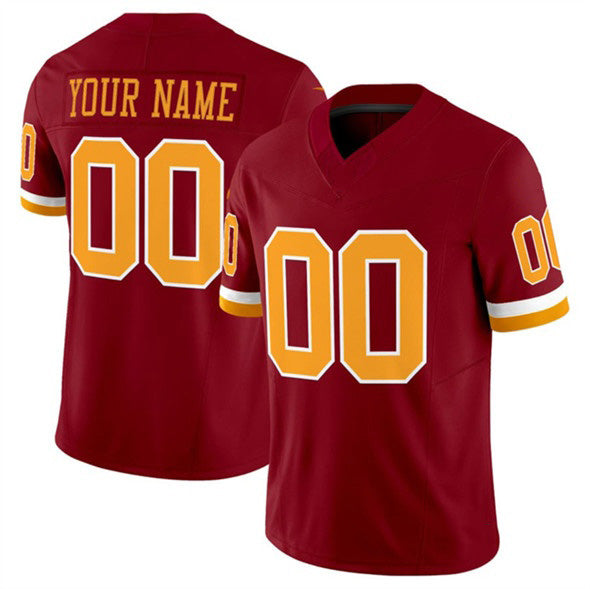 Custom W.Commanders Active Player Burgundy Fotopoulosg 2025 F.U.S.E. Throwback Limited Stitched Jersey
