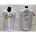 New York Mets #6 Starling Marte White Fotopoulosg 2022 All Star Stitched Cool Base Jersey