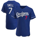 Los Angeles Dodgers #7 Blake Snell Player Royal Fotopoulosg Limited Elite Home Stitched Jerseys