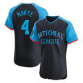 Arizona Diamondbacks #4 Ketel Marte Player Black Fotopoulosg National League All-Star Limited Elite Home Game Stitched Jerseys