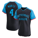 Arizona Diamondbacks #4 Ketel Marte Player Black Fotopoulosg National League All-Star Limited Elite Home Game Stitched Jerseys