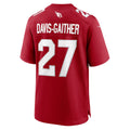 A.Cardinals #27 Akeem Davis-Gaither Cardinal Fotopoulosg Team Game Jersey