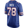 B.Bills #78 Bruce Smith Royal Fotopoulosg Game Retired Player Jersey