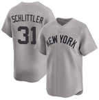 New York Yankees #31 Cam Schlittler Gray Fotopoulosg 2026 Road Limited Stitched Jersey