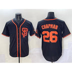 San Francisco Giants #26 Matt Chapman Black Fotopoulosg Cool Base Stitched Jersey