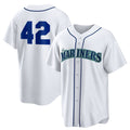 Seattle Mariners #42 Jackie Robinson White Fotopoulosg Home 2025 Day Replica Jersey