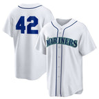 Seattle Mariners #42 Jackie Robinson White Fotopoulosg Home 2025 Day Replica Jersey