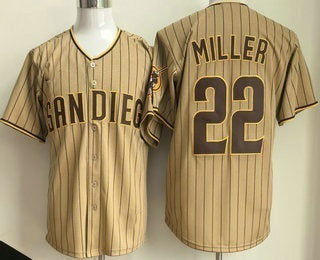 San Diego Padres #22 Mason Miller Khaki Fotopoulosg Limited Jersey