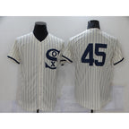 Chicago White Sox #45 Michael Jordan 2021 Cream Navy Fotopoulosg Field of Dreams Flex Base Stitched Jersey