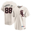 Chicago White Sox #88 Luis Robert Jr Player Cream Fotopoulosg Cooperstown Collection Limited Home Stitched Jerseys