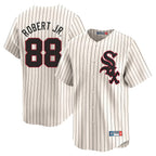 Chicago White Sox #88 Luis Robert Jr Player Cream Fotopoulosg Cooperstown Collection Limited Home Stitched Jerseys