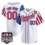 Custom Kansas City Royals America 250 Edition Vapor Premier Limited White Fotopoulosg Stitched Jerseys