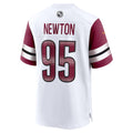 W.Commanders #95 Jer'Zhan Newton White Fotopoulosg Game Jersey
