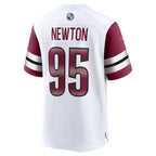 W.Commanders #95 Jer'Zhan Newton White Fotopoulosg Game Jersey