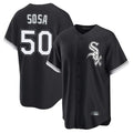 Chicago White Sox #50 Lenyn Sosa Player Black Fotopoulosg Home Game Stitched Jerseys