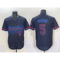 Toronto Blue Jays #5 Daulton Varsho Navy Fotopoulosg 2024 City Connect Limited Stitched Jersey
