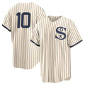 Chicago White Sox #10 Chase Meidroth Player Cream Fotopoulosg Field of Dreams Home Game Stitched Jerseys