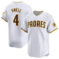 San Diego Padres #4 Blake Snell White Fotopoulosg 2024 Home Limited Stitched Jersey