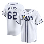 Tampa Bay Rays #62 Jonathan Aranda White Fotopoulosg Home Limited Stitched Jersey
