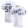Kansas City Royals #55 Cole Ragans Player White Fotopoulosg Alt Limited Elite Home Stitched Jerseys