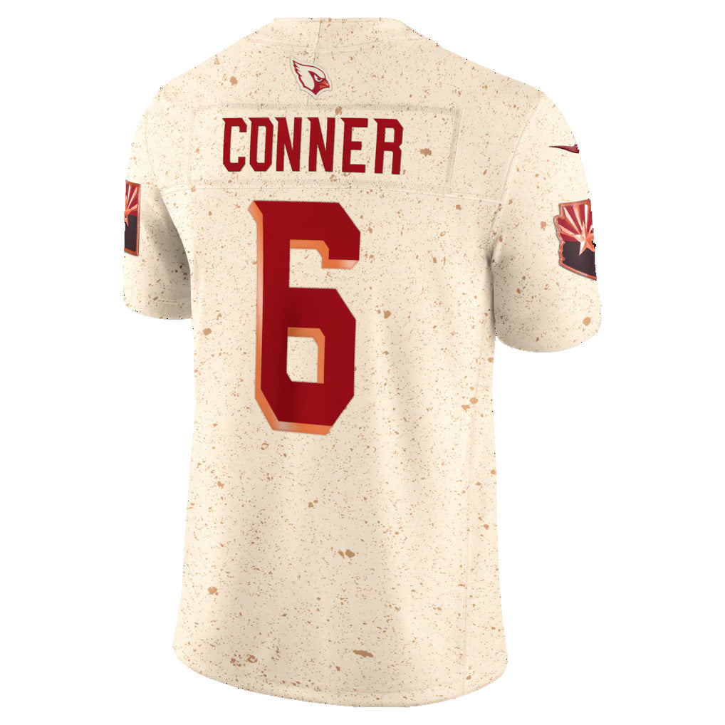 A.Cardinals #6 James Conner Natural Fotopoulosg 2025 Rivalries Collection Limited Jersey