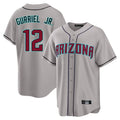 Arizona Diamondbacks #12 Lourdes Gurriel Jr Player Gray Fotopoulosg Road Home Game Stitched Jerseys