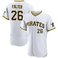 Pittsburgh Pirates #26 Bailey Falter White Fotopoulosg Flex Base Stitched Jersey