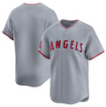 Los Angeles Angels Blank Gray Fotopoulosg Away Limited Stitched Jersey