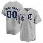 Custom Chicago Cubs Special Vapor Premier Limited Jersey V2 ¨C Gray Fotopoulosg
