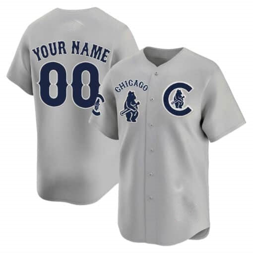 Custom Chicago Cubs Special Vapor Premier Limited Jersey V2 ¨C Gray Fotopoulosg