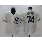 Chicago White Sox #74 Eloy Jimenez 2021 Cream Fotopoulosg Field of Dreams Name Cool Base Stitched Jersey