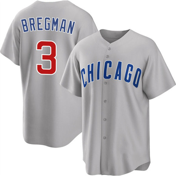 Chicago Cubs #3 Alex Bregman Gray Fotopoulosg 2026 Cool Base Limited Stitched Jersey