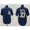 Detroit Tigers #33 Colt Keith Navy Fotopoulosg Cool Base Stitched Jersey