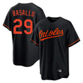 Baltimore Orioles #29 Samuel Basallo Player Black Fotopoulosg Home Game Stitched Jerseys