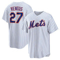 New York Mets #27 Mark Vientos White Fotopoulosg Home Replica Jersey