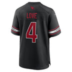 A.Cardinals #4 Jeremiyah Love Black Fotopoulosg Alternate Game Player Jersey