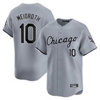 Chicago White Sox #10 Chase Meidroth Player Gray Fotopoulosg Road Limited Home Stitched Jerseys