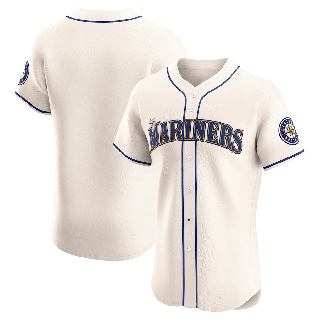 Seattle Mariners Cream Fotopoulosg Alternate Elite Jersey