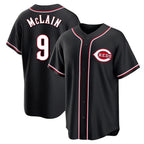 Cincinnati Reds #9 Matt McLain Player Black Fotopoulosg Fashion Out Home Game Stitched Jerseys