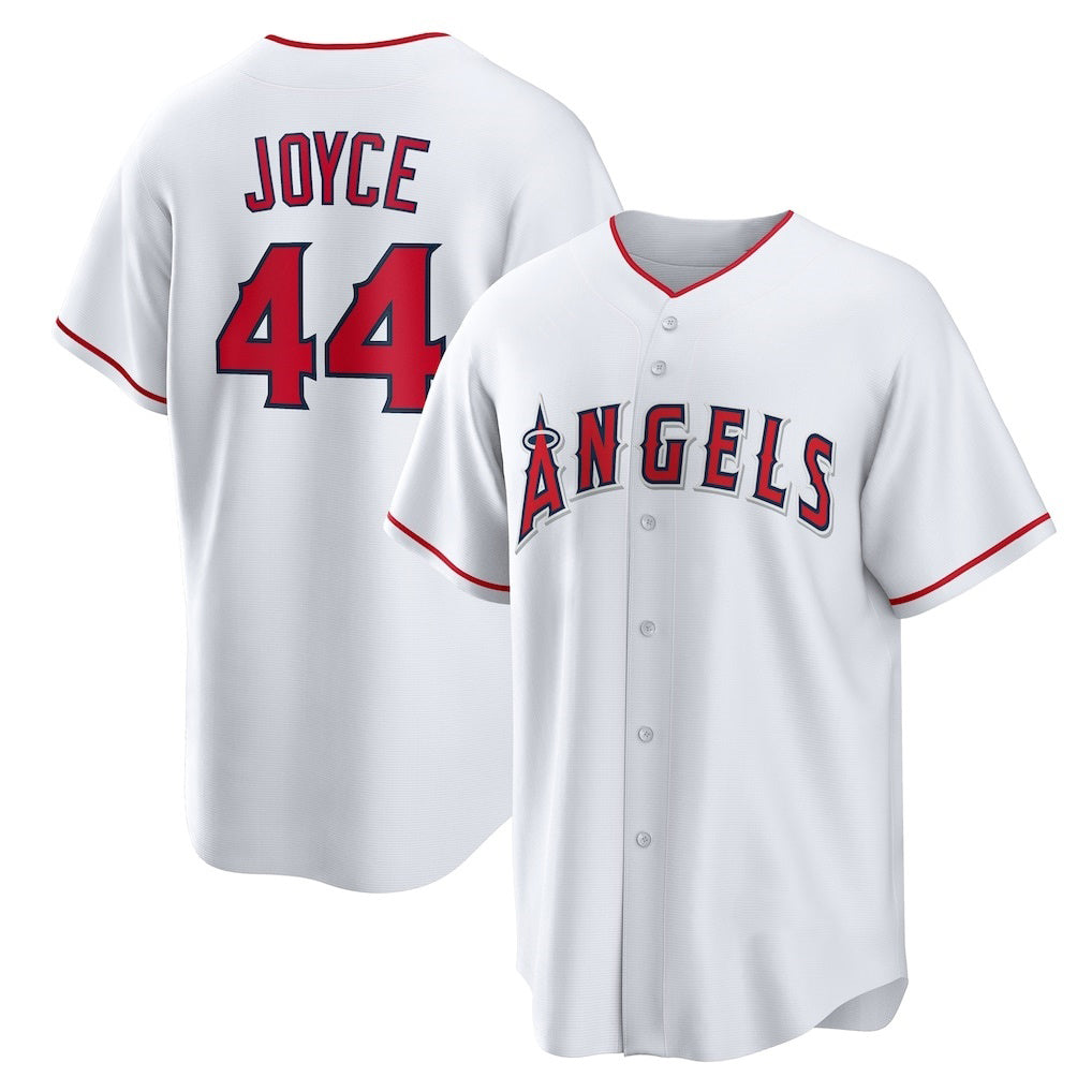 Los Angeles Angels #44 Ben Joyce White Fotopoulosg Home Replica Jersey