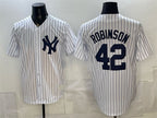 New York Yankees #42 Jackie Robinson White Fotopoulosg Stitched Jersey