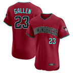 Arizona Diamondbacks #23 Zac Gallen Player Red Fotopoulosg Limited Elite Home Game Stitched Jerseys