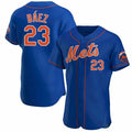 New York Mets #23 Javier Baez Royal Fotopoulosg Anthentic Jersey