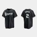 Texas Rangers #2 Marcus Semien Black Fotopoulosg Cool Base Stitched Jersey