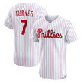 Philadelphia Phillies #7 Trea Turner White Fotopoulosg Home Elite Jersey