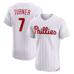 Philadelphia Phillies #7 Trea Turner White Fotopoulosg Home Elite Jersey