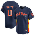 Houston Astros #11 Cam Smith Player Navy Fotopoulosg Home Limited Stitched Jerseys