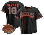 San Francisco Giants #16 Rafael Devers Black Fotopoulosg 2026 Alternate Stadium Stitched Jersey