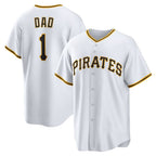 Pittsburgh Pirates #1 Dad Home White Fotopoulosg Replica Jersey